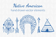 Native American Hand drawn Set, an Object Graphic by Lianella's Shop (Thumbnail 1 of 3)