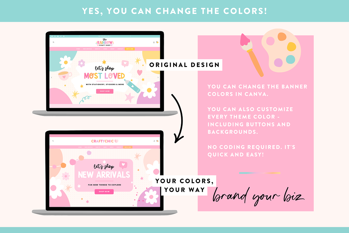 Rainbow Shopify Theme for Craft, a Shopify Template by Design Pixie (Photo 8 of 11)