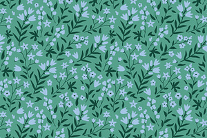 Ditsy floral pattern