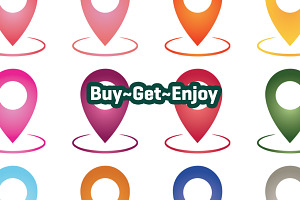 Location Markers Clipart