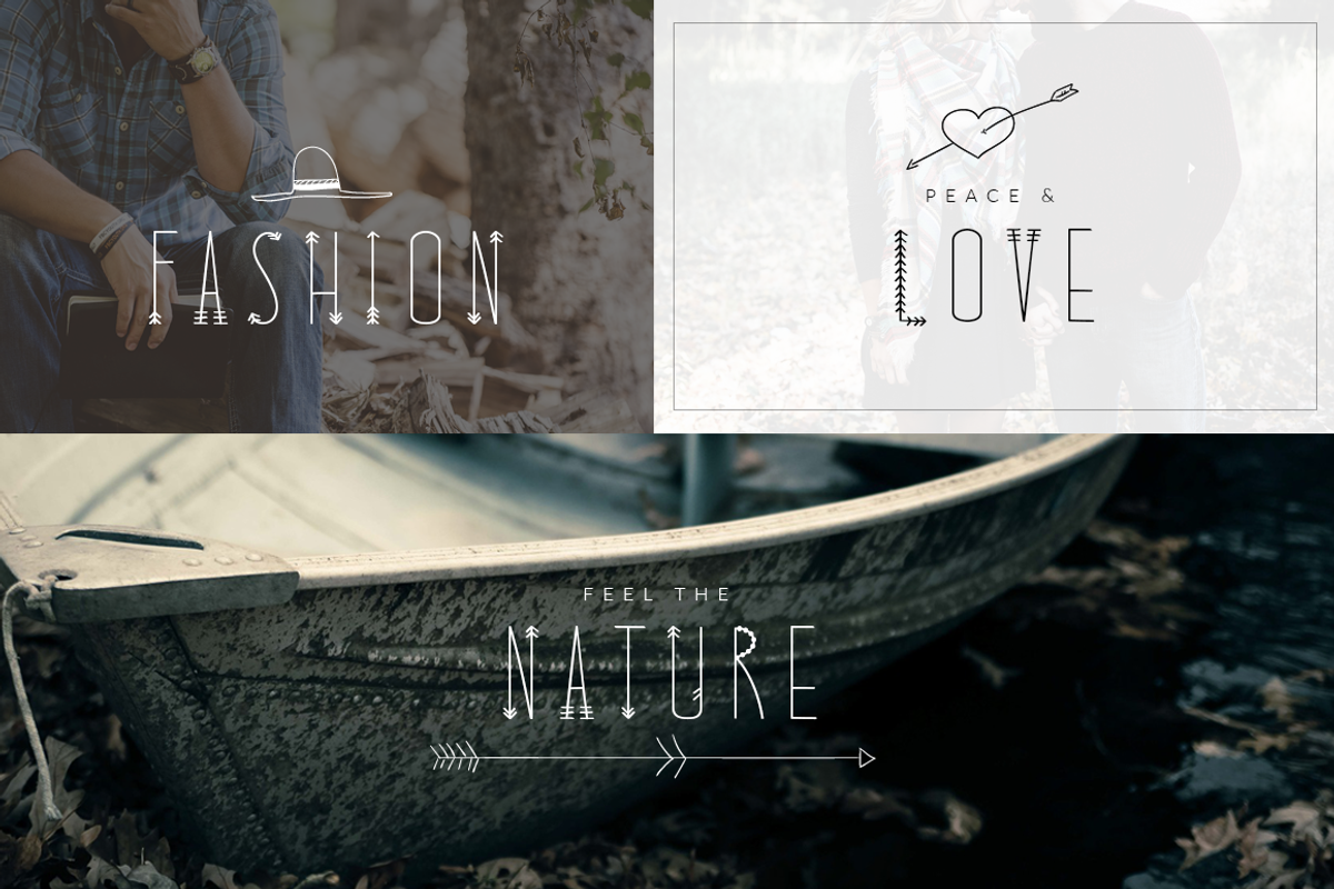 BOHO SPIRIT handwritten font+BONUS preview 7