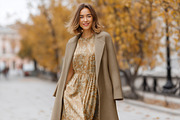 Fall Dress City Street Mockup PSD, a Shirt Mockup by 1001 mockups (Thumbnail 8 of 9)