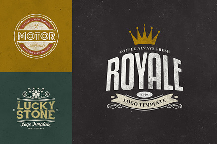 Retro Logo Templates V.01
