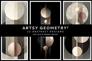 Assorted Geometry - V2.0, a Decorative Illustration by Digital Art Creations
