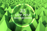26 Abstract Low Poly Backgrounds, a Background Graphic by Lukino (Thumbnail 1 of 5)