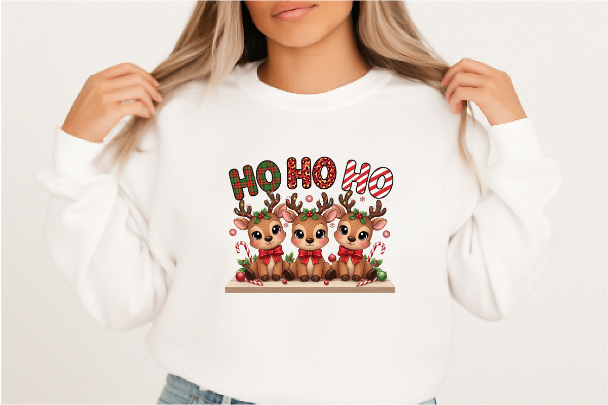 Cute Christmas Reindeer PNG, an Illustration by DreamArtGraphic (Photo 3 of 5)