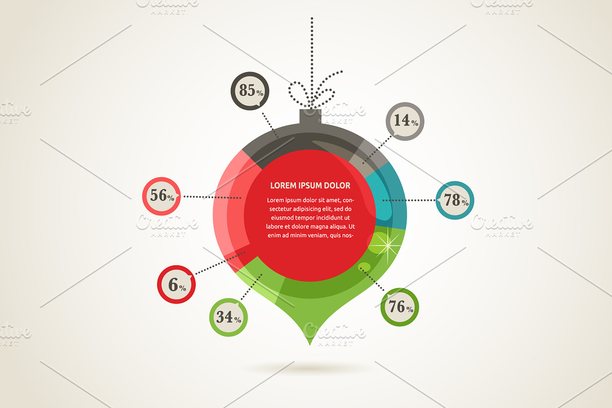Christmas Infographics, an Illustration by Marish (Photo 2 of 4)