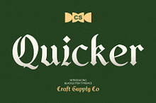 CS Quicker – Blackletter Font