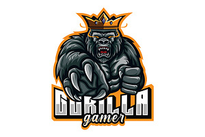 Gorilla Mascot Logo
