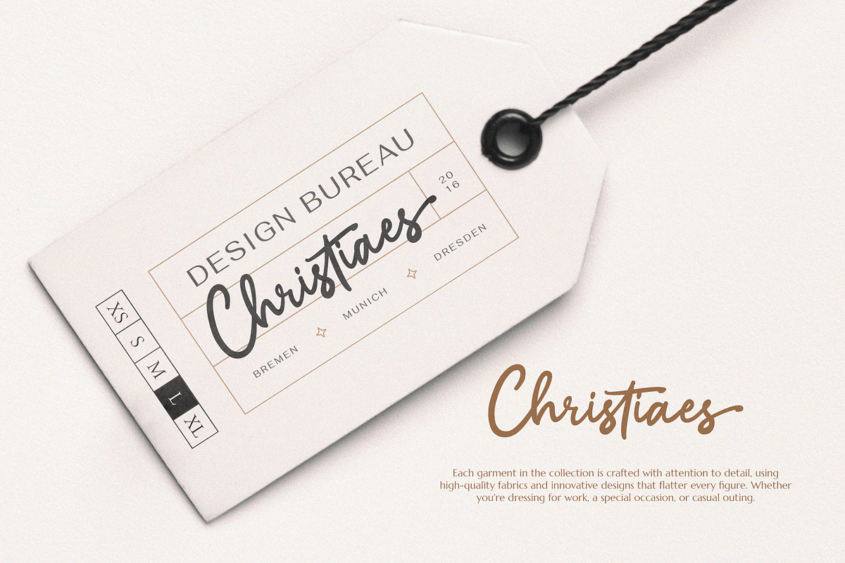 Charlotte Classic Elegance Script, a Handwritten Font by Portocraft (Photo 2 of 10)