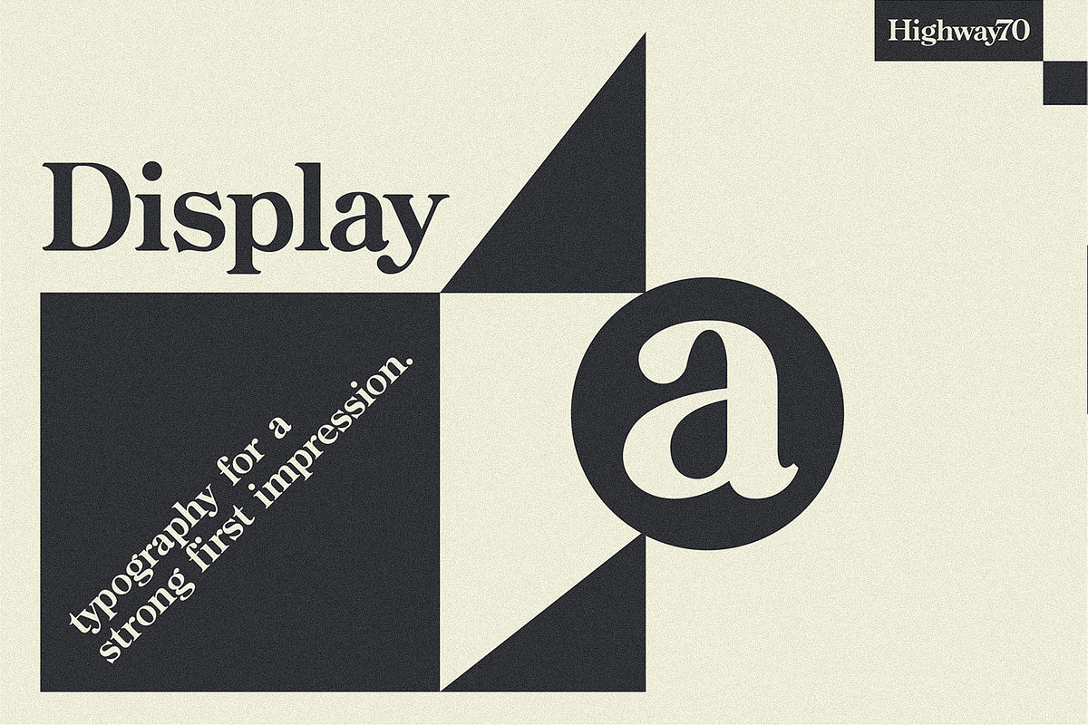 Highway 70 - Retro Serif, a Serif Font by Lateral Design (Photo 9 of 15)