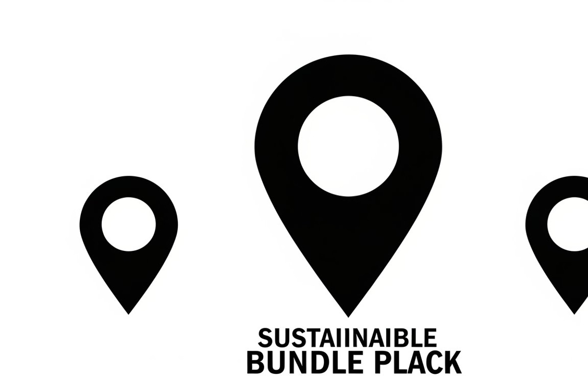 Modern location pin silhouettes, an Illustration by Amazin_art (Photo 30 of 31)