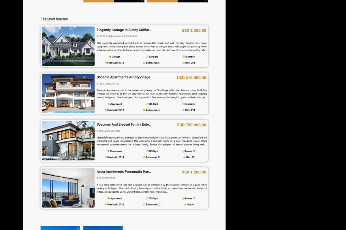 Luxury Apartments Website Template, a Websites & App Template by Ordasoft (Photo 2 of 3)