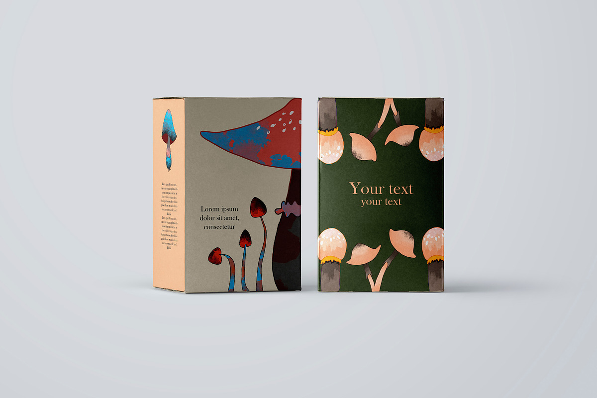 mushrooms, an Object Illustration by kaplaniha (Photo 3 of 7)