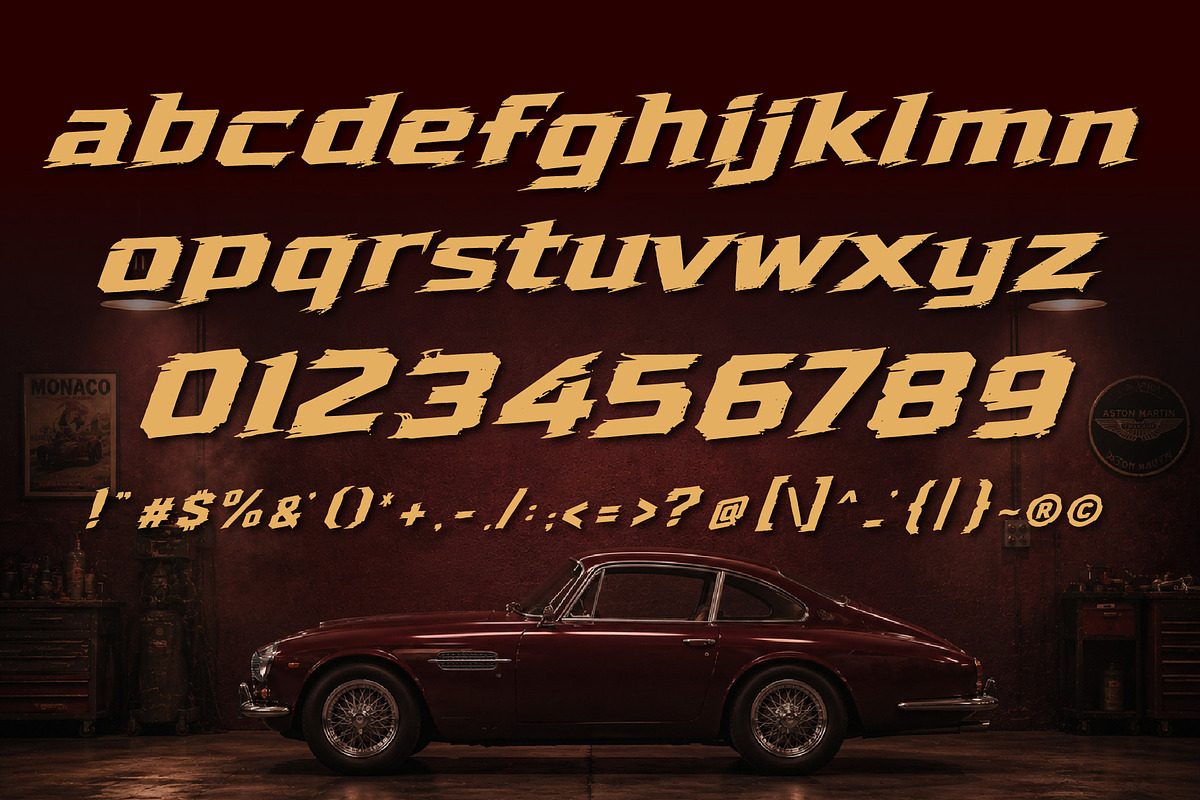 RageTrack - Fast Action Speed, a Sans Serif Font by HypeWorksCo (Photo 15 of 15)