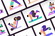 Exercise Illustration Set, a Healthcare Illustration by Brickclay (Thumbnail 6 of 9)