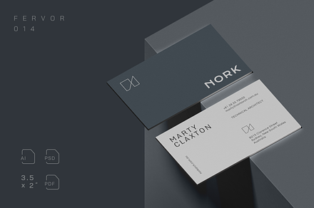 Fervor Business Card 014, a Business Card Template by baqoos
