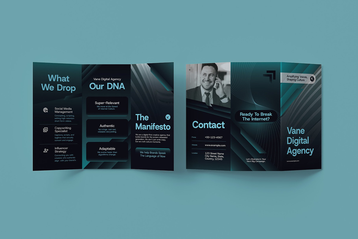 Digital Agency Brochure, a Brochure Template by graphicook (Photo 2 of 3)