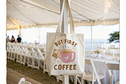 Beige Tote at Summer Event, a Product Mockup by MockupWizard (Thumbnail 2 of 3)