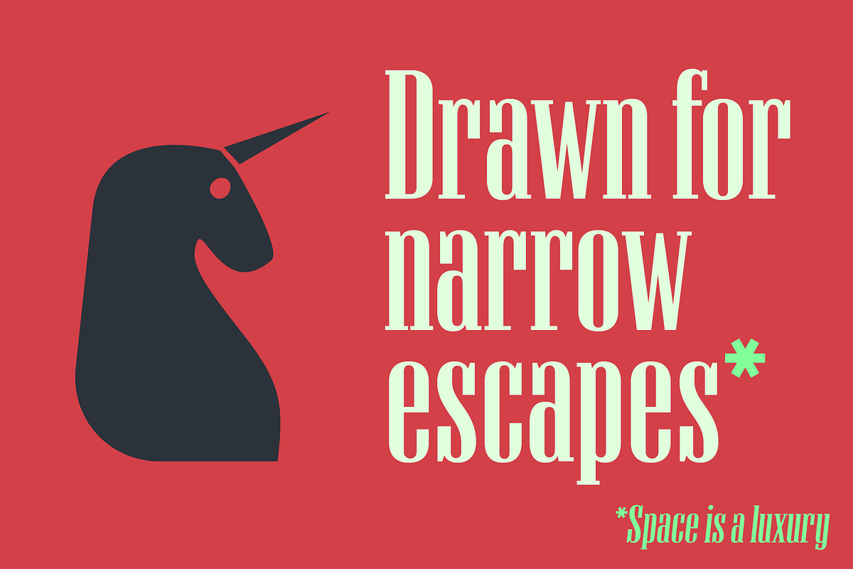 Unicorn Display, a Font by DavidMatos (Photo 2 of 7)