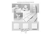 Square Box Mockup Set-3, a Packaging Mockup by Grid&Glow (Thumbnail 8 of 8)