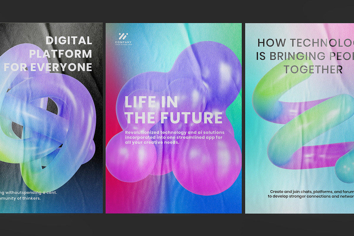 3D Plastic Gradient Graphic Set, a Graphic by LarysaZabrotskaya (Photo 10 of 14)