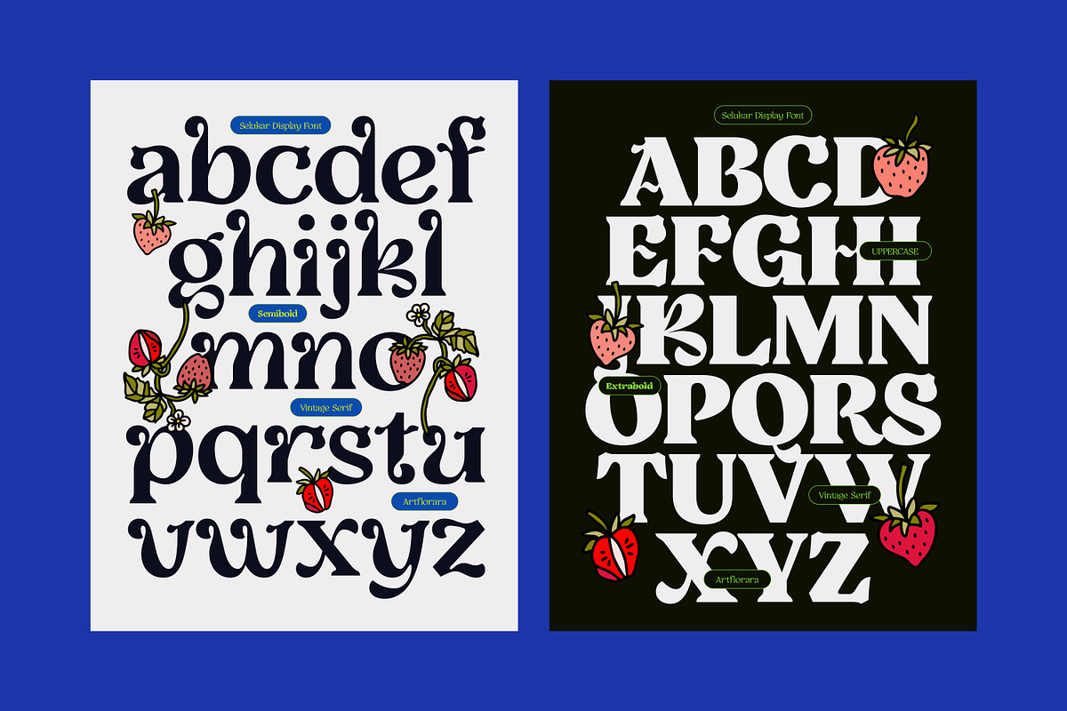 Selukar - Display Variable Font, a Serif Font by Artflorara (Photo 3 of 16)