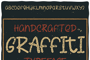 Vintage Label Typeface Graffiti