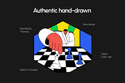 75 Chess Flat Illustrations, a Sport Illustration by Brickclay (Thumbnail 4 of 10)