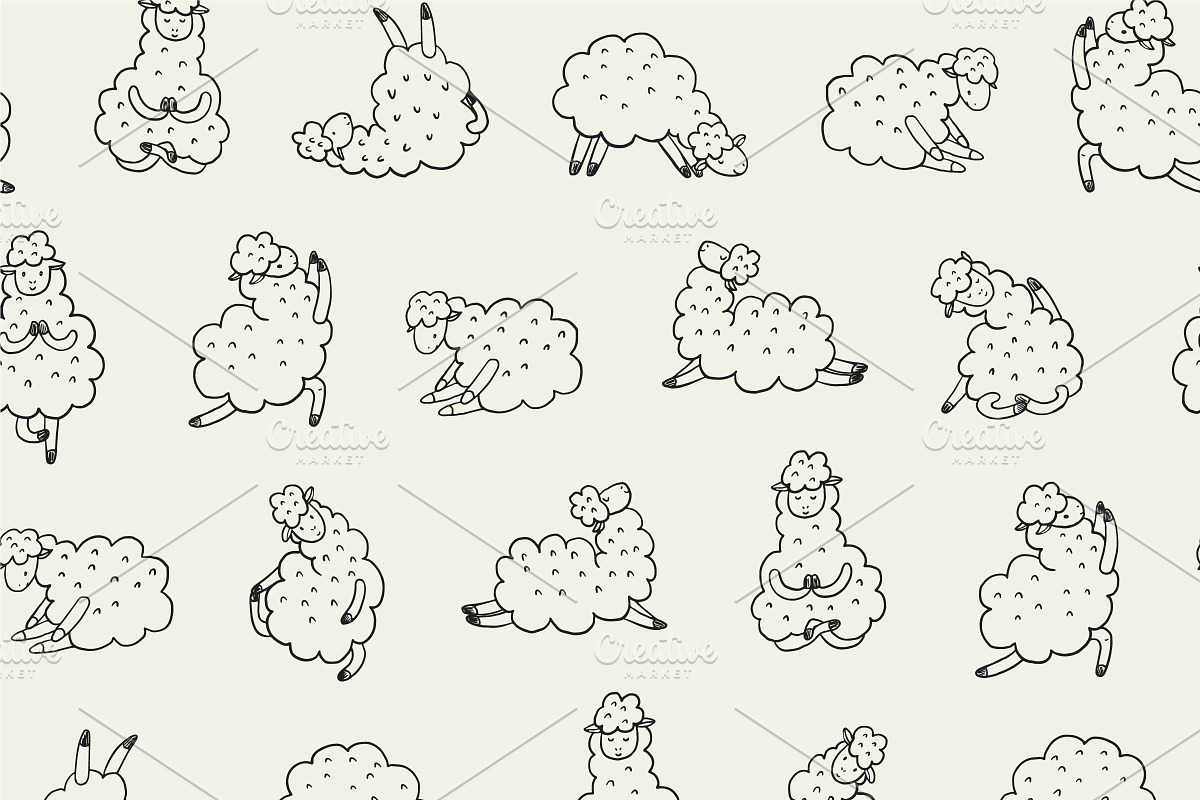 Yoga Llama, an Animal Illustration by GooseFrol (Photo 5 of 8)