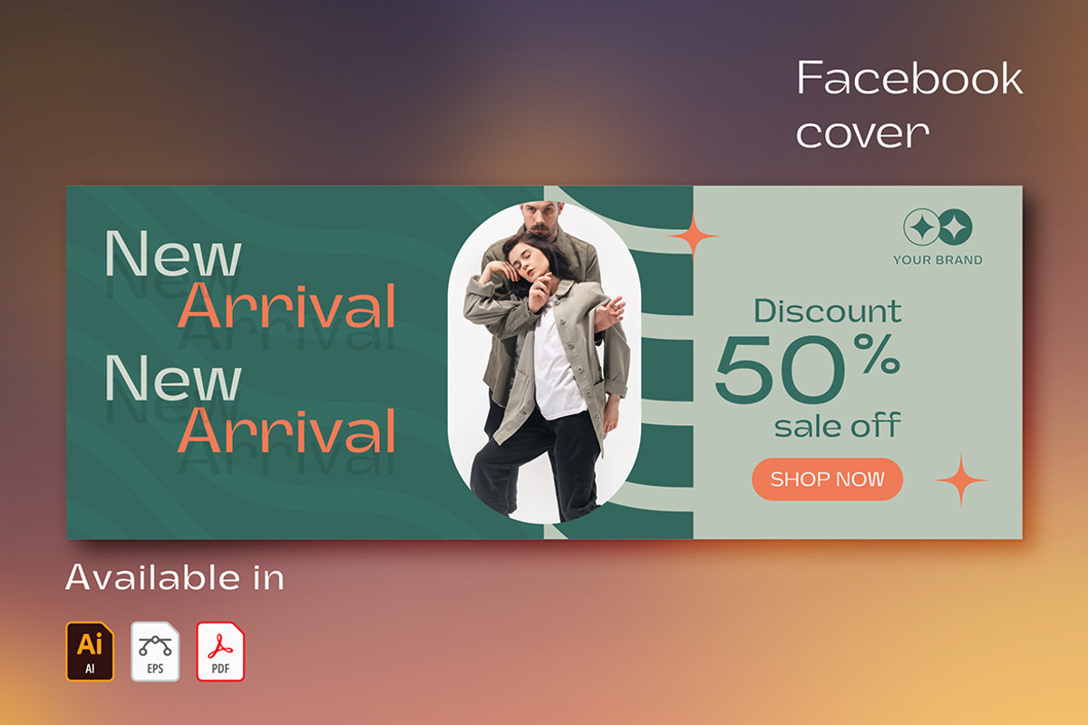 Facebook Cover Ecommerce 1, a Social Media Template by FathurFateh (Photo 3 of 3)