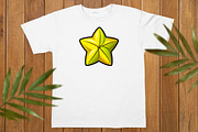 Cartoon Carambola Clipart Set, a Food Illustration by newminddesign (Thumbnail 3 of 8)