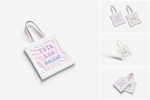 Canvas Tote Bag Mockup