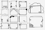 55 hand drawn cute frame, a Decorative Illustration by Pikgura (Thumbnail 4 of 5)