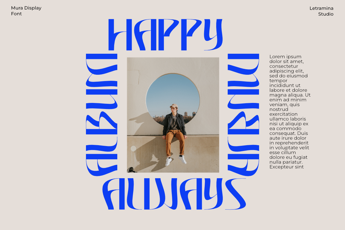 Mura - Modern Display Typeface, a Handwritten Font by Lettramina Studio (Photo 4 of 10)