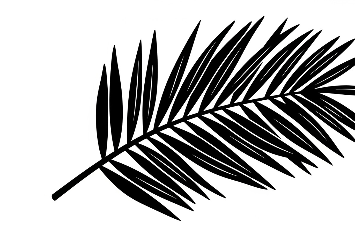 Stylish tropical palm wall decor, an Illustration by Amazin_art (Photo 13 of 33)