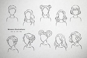 Female Beauty:Line Art Illustrations, a Person Illustration by Greywitch_Lola (Thumbnail 3 of 11)