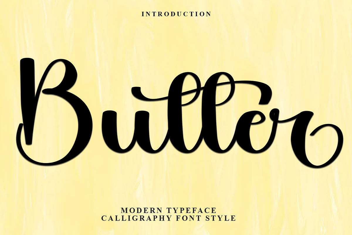 Butter, a Handwritten Font by FreshTypeINK (Photo 1 of 9)
