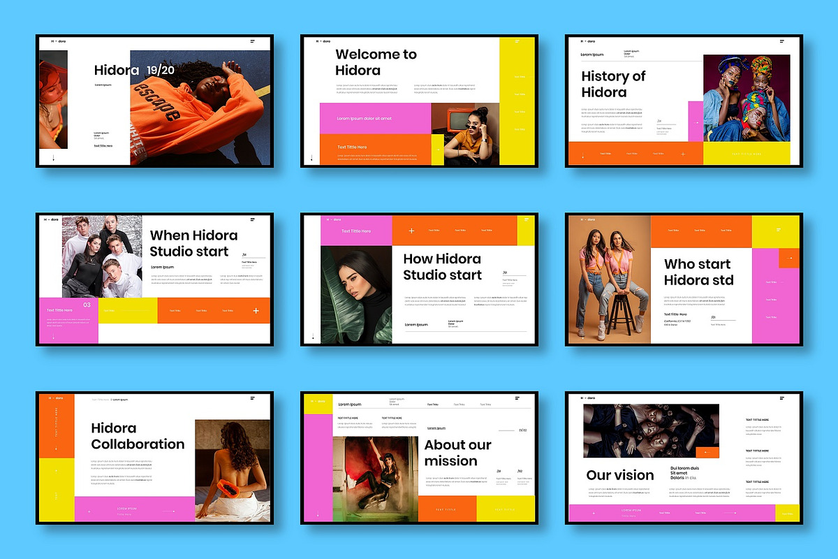 Hidora - Business Google Slide, a Presentation Template by Dens Creative Studio (Photo 2 of 6)