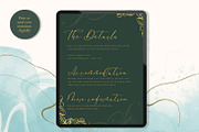 Canva *Elegant* Wedding Invitation, an Invitation Template by ElladesignCo (Thumbnail 3 of 5)