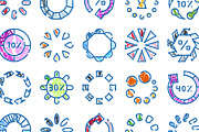 Doodle loading indicator set, an Object Graphic by pikepicture (Thumbnail 3 of 3)
