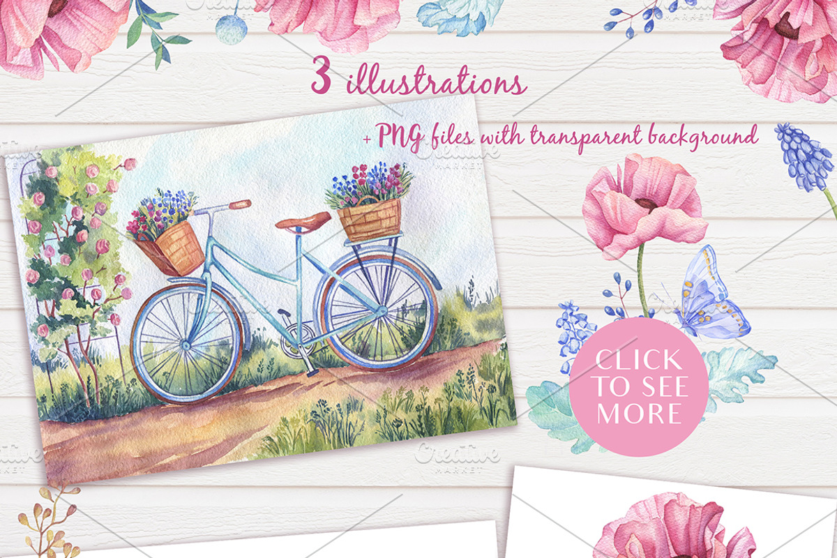 SALE! The Scarlet Flower, a Decorative Illustration by Irina Diasli (Photo 6 of 6)