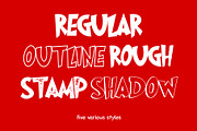 Granch Font - Cartoon Fun Font, a Sans Serif Font by ariodsgn (Thumbnail 7 of 9)