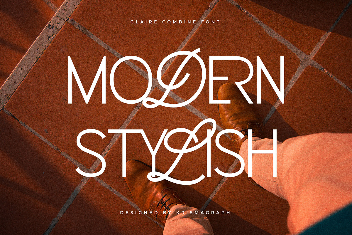 Glaire | Combined Font, a Sans Serif Font by Krismagraph (Photo 9 of 12)