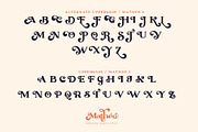 Matheo, a Serif Font by Burntilldead (Thumbnail 9 of 15)