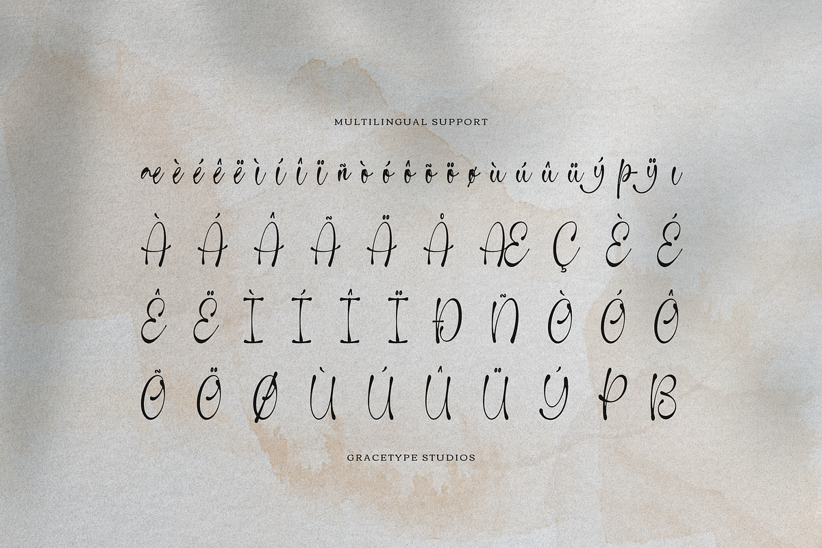 Kaylime Lisandrei Handwritten Script, a Script Font by gracetype_studio (Photo 12 of 12)