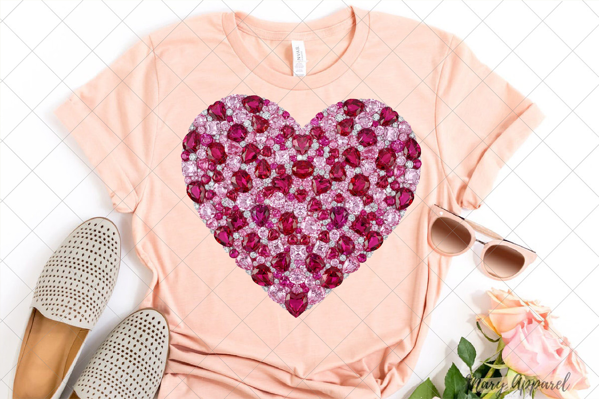 Diamond Glitter Valentine Heart Png, an Illustration by SinaCreation (Photo 2 of 6)