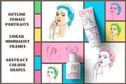 FACES part I FEMALE, a Person Illustration by statica (Thumbnail 2 of 12)