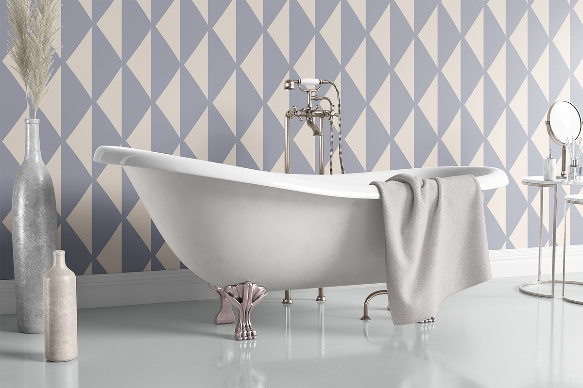 Bright Triangles, a Pattern Graphic by MalyskaStudio (Photo 4 of 13)