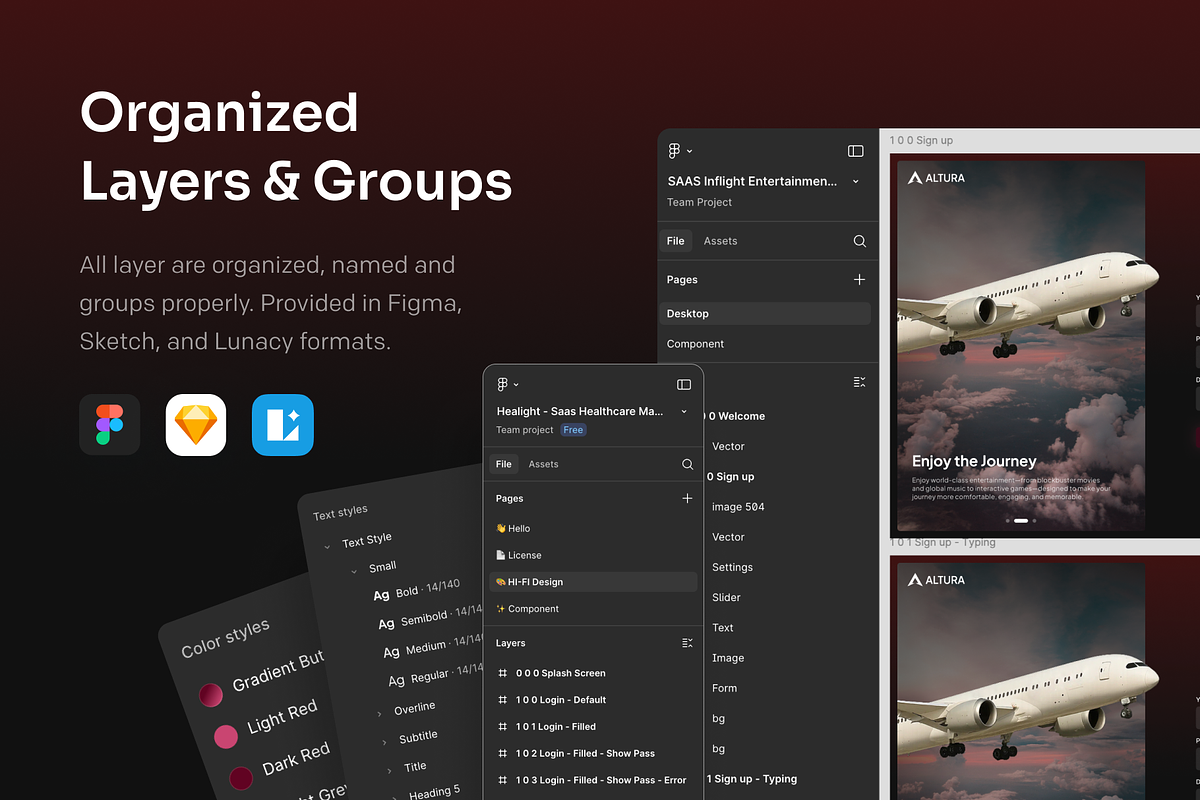 Altura - SAAS Entertainment UI Kit, a Landing Page Template by Agensip Design Agency (Photo 7 of 10)